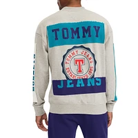 Sweat Tommy Jeans pour homme Charlotte Hornets James Patch gris avec écusson