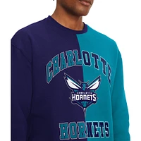 Sweat Tommy Jeans pour homme Charlotte Hornets Keith Split violet/bleu sarcelle