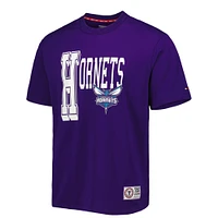 T-shirt Tommy Jeans pour homme Charlotte Hornets Mel Varsity violet