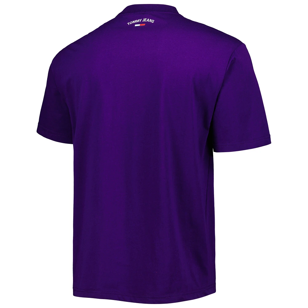 Tommy Jeans pour homme Charlotte Hornets Tim Backboard T-shirt violet