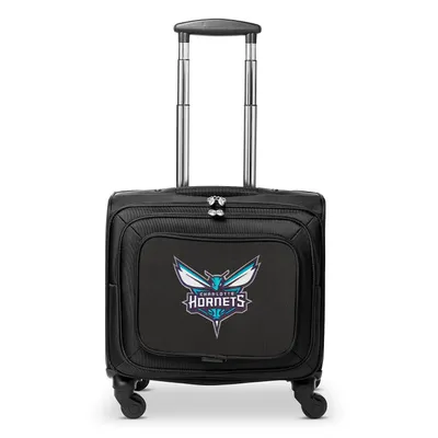 Charlotte Hornets MOJO 14'' Laptop Overnighter Wheeled Bag- Black
