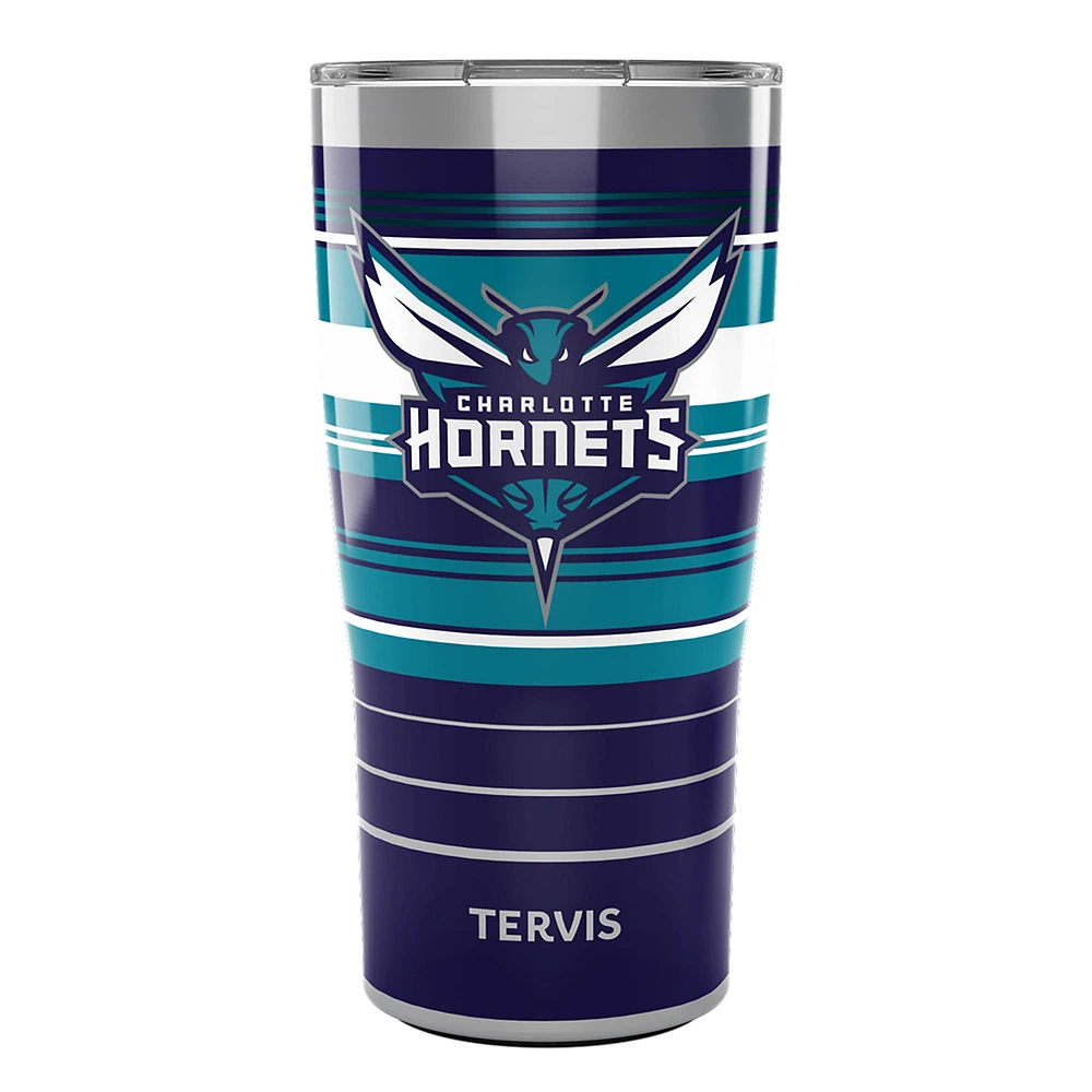 Tervis Charlotte Hornets 20oz. Gobelet en acier inoxydable à rayures Hype