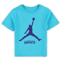 Toddler Jordan Brand Teal Charlotte Hornets Essential Jumpman T-Shirt