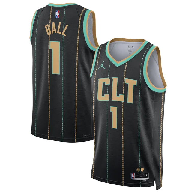 Nike Charlotte Hornets Men's Icon Swingman Jersey - Lamelo Ball - Macy's