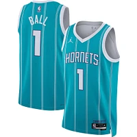 Unisex Jordan Brand LaMelo Ball Teal Charlotte Hornets Swingman Jersey - Icon Edition