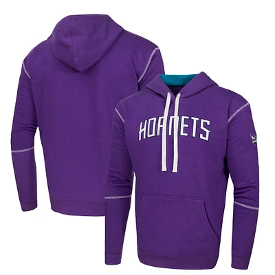 Unisex Purple Stadium Essentials Charlotte Hornets Monument Pullover Hoodie