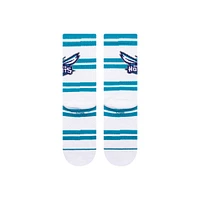 Chaussettes ras du cou unisexes Stance Charlotte Hornets Prep Stripe