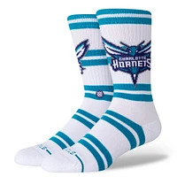 Chaussettes ras du cou unisexes Stance Charlotte Hornets Prep Stripe