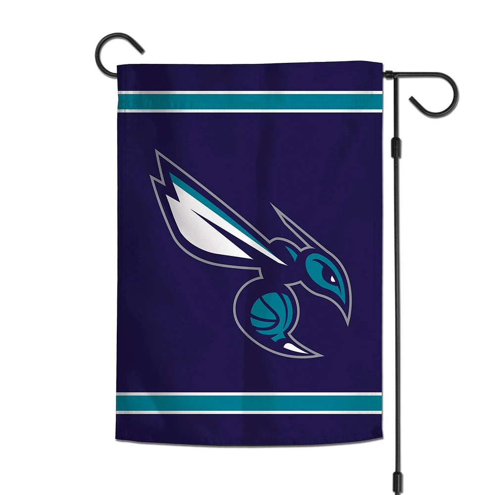 WinCraft Charlotte Hornets Drapeau de jardin double face 30,5 x 45,7 cm