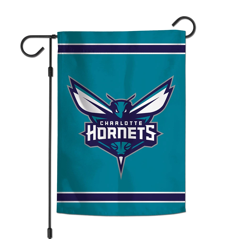 WinCraft Charlotte Hornets Drapeau de jardin double face 30,5 x 45,7 cm