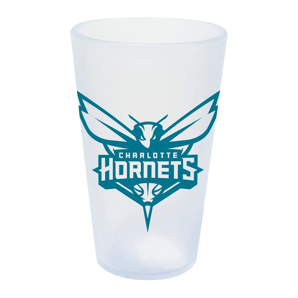 WinCraft Charlotte Hornets 16oz. Verre à pinte en silicone Icicle