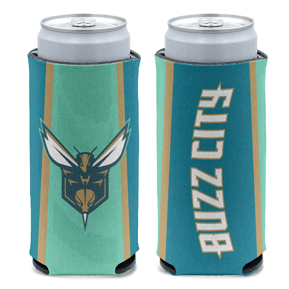 WinCraft Charlotte Hornets 2023/24 City Edition 12oz. Refroidisseur de canettes mince