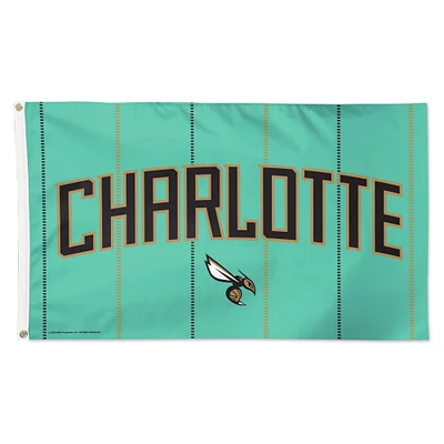 WinCraft  Charlotte Hornets 2024/25 City Edition One-Sided 3' x 5' Deluxe Flag