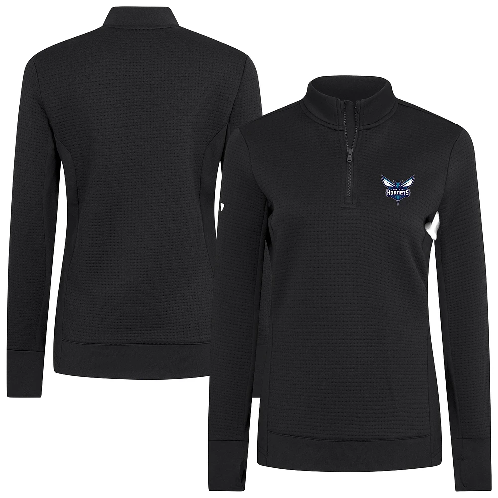 Pull à glissière quart de tour Charlotte Hornets noir Levelwear pour femme