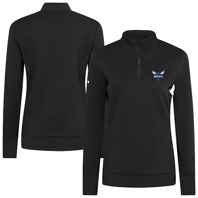 Pull à glissière quart de tour Charlotte Hornets noir Levelwear pour femme