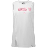 Women's Levelwear  White Charlotte Hornets Mother's Day Influx Floral Tank Top
