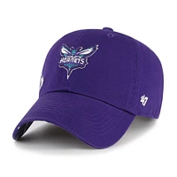 Chapeau réglable de nettoyage sous-visière avec confettis Charlotte Hornets '47 violet pour femmes