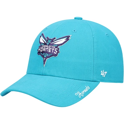 Casquette ajustable '47 Charlotte Hornets Miata Clean Up Logo pour femmes