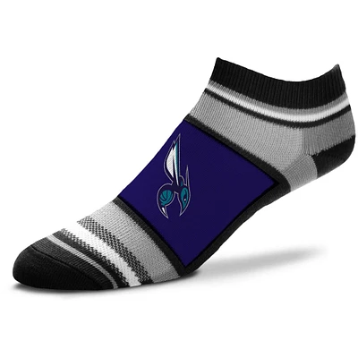 Chaussettes invisibles For Bare Feet Charlotte Hornets Marquis Addition pour femmes