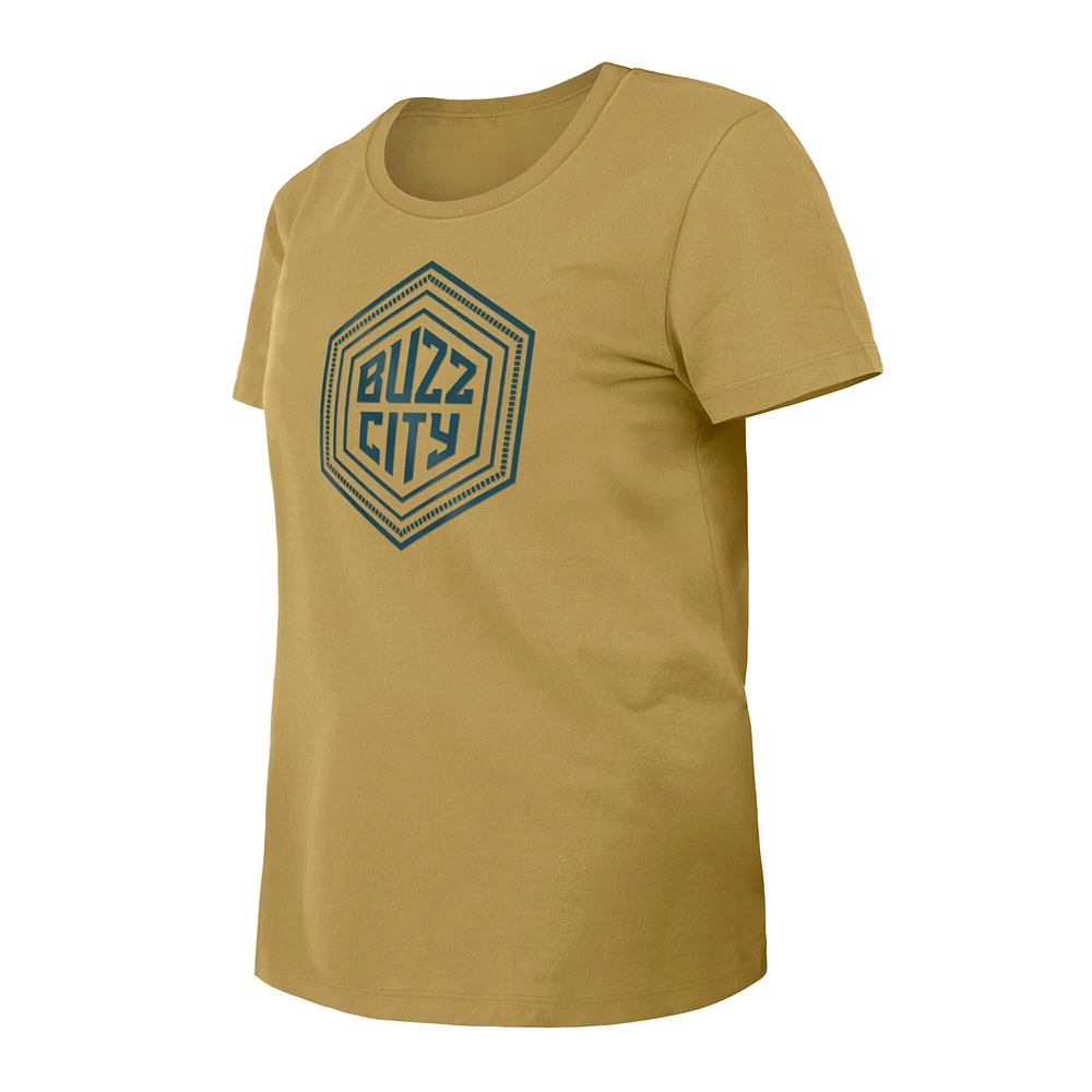 T-shirt New Era pour femme, beige