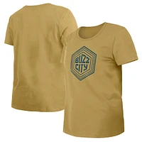 T-shirt New Era pour femme, beige