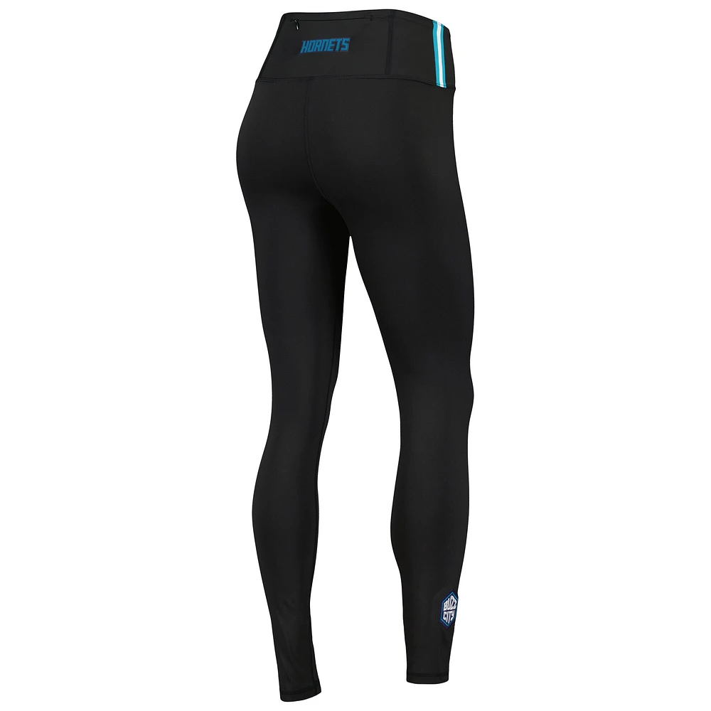 Women's Pro Standard Black Charlotte Hornets Classics Lux Leggings