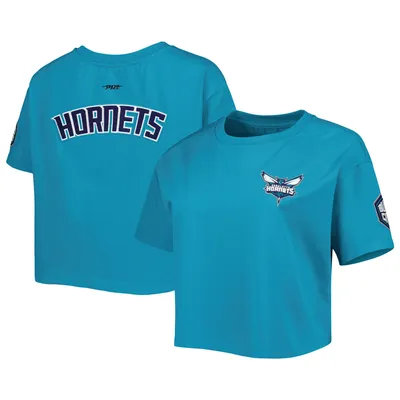 Charlotte Hornets Pro Standard Women's Classics Boxy T-Shirt - Teal