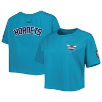 Women's Pro Standard Teal Charlotte Hornets Classics Boxy T-Shirt