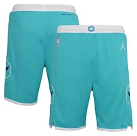 Youth Jordan Brand Teal Charlotte Hornets 2020/21 Icon Edition Swingman Shorts