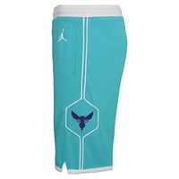 Youth Jordan Brand Teal Charlotte Hornets 2020/21 Icon Edition Swingman Shorts