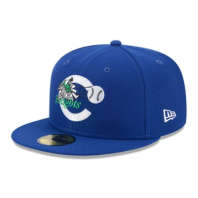 Men's New Era  Blue Charlotte Knights Theme Nights 59FIFTY Fitted Hat