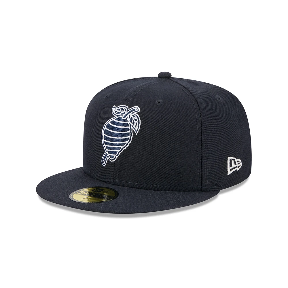 Men's New Era  Navy Charlotte Knights Theme Nights 59FIFTY Fitted Hat