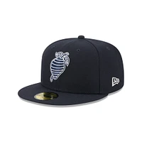Men's New Era  Navy Charlotte Knights Theme Nights 59FIFTY Fitted Hat