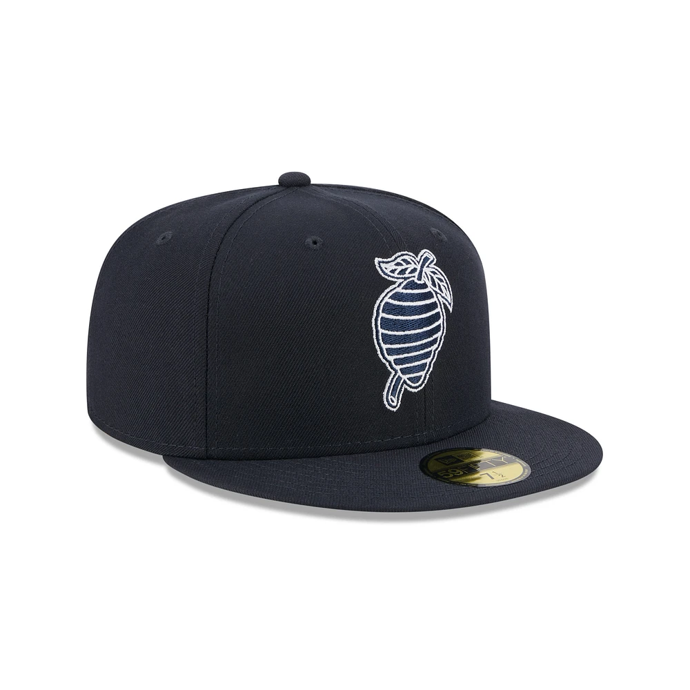 Men's New Era  Navy Charlotte Knights Theme Nights 59FIFTY Fitted Hat