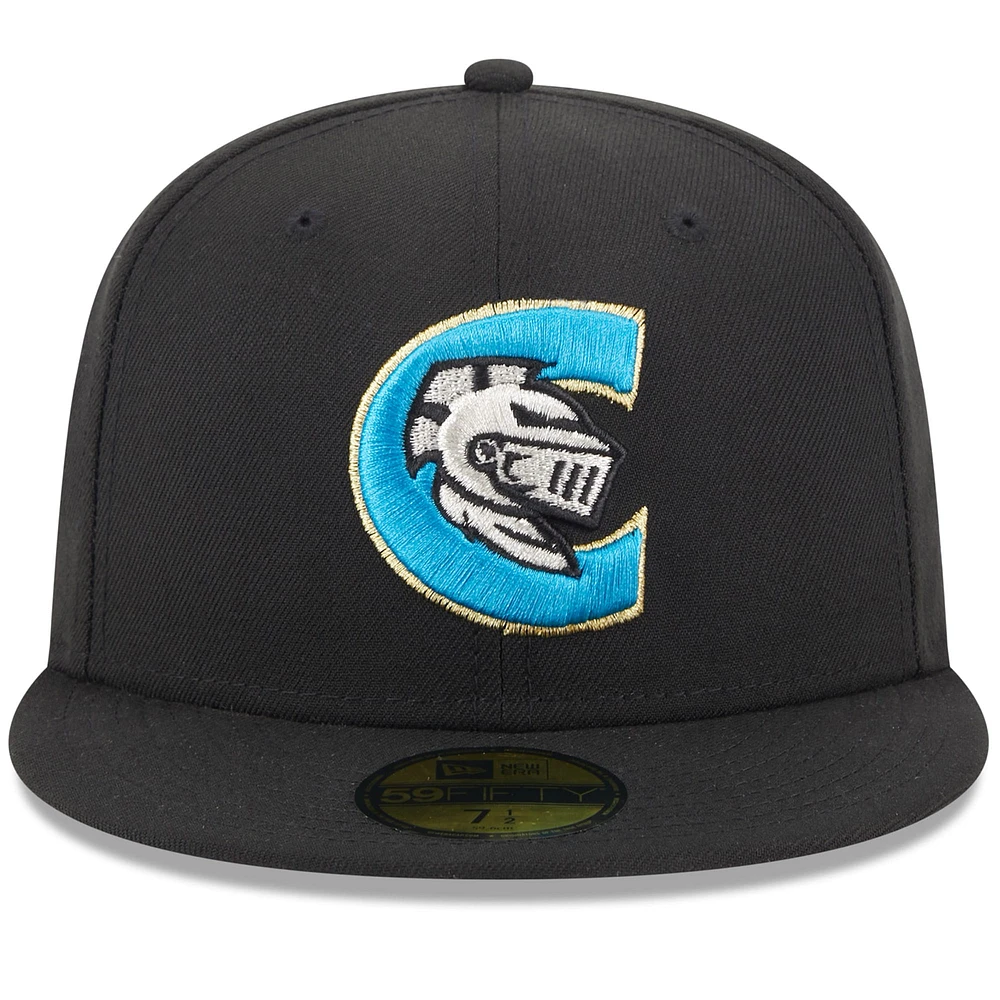 Men's New Era Charlotte Knights Authentic Collection Alternate Logo 59FIFTY Fitted Hat