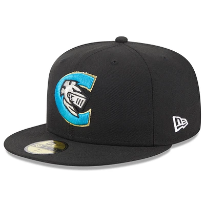 Men's New Era Charlotte Knights Authentic Collection Alternate Logo 59FIFTY Fitted Hat