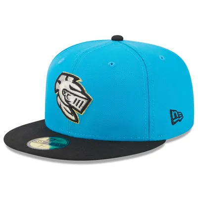 Casquette ajustée 59FIFTY avec logo alternatif Charlotte Knights de la collection authentique pour homme New Era bleue