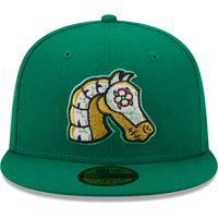 Men's New Era Green Caballeros De Charlotte Copa La Diversion 59FIFTY Fitted Hat