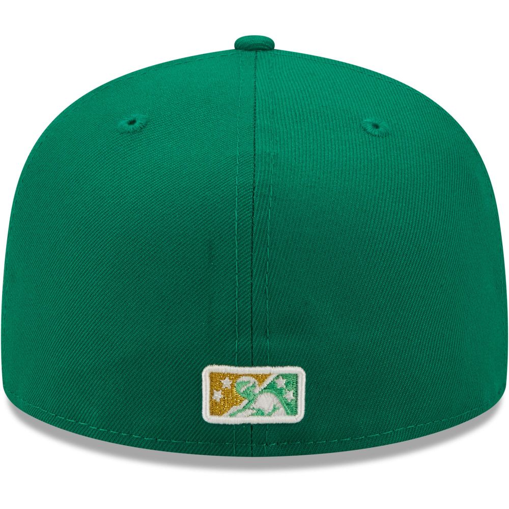 Men's New Era Green Caballeros De Charlotte Copa La Diversion 59FIFTY Fitted Hat