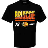 Men's Joe Gibbs Racing Team Collection Black Chase Briscoe Bass Pro Shops Name & Number T-Shirt