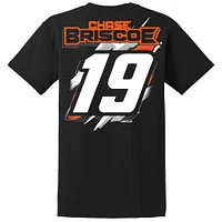 Men's Joe Gibbs Racing Team Collection Black Chase Briscoe Bass Pro Shops T-Shirt