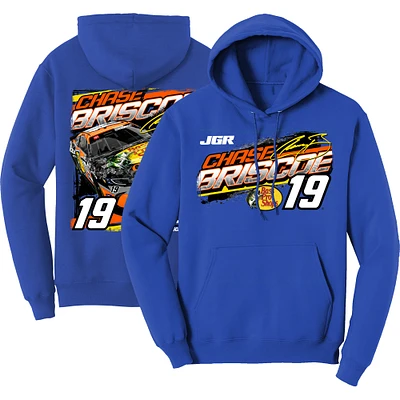 Men's Joe Gibbs Racing Team Collection Royal Chase Briscoe Bass Pro Shops Car Pullover Hoodie