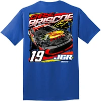 Men's Joe Gibbs Racing Team Collection Royal Chase Briscoe Bass Pro Shops Car T-Shirt