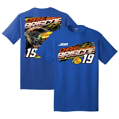Men's Joe Gibbs Racing Team Collection Royal Chase Briscoe Bass Pro Shops Car T-Shirt