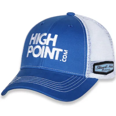 Casquette réglable Stewart-Haas Racing Team pour homme Royal/White Chase Briscoe Highpoint.com