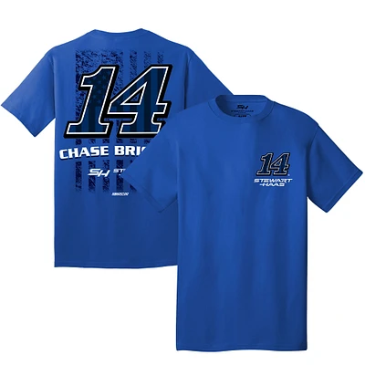 Men's Stewart-Haas Racing Team Collection  Royal Chase Briscoe Flag T-Shirt