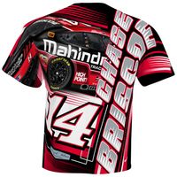 Men's Stewart-Haas Racing Team Collection White Chase Briscoe Haas Tooling Sublimated Dynamic Total Print T-Shirt