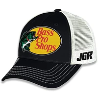 Unisex Checkered Flag Sports Black Chase Briscoe Bass Pro Shops Sponsor Trucker Adjustable Hat