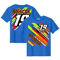 Youth Joe Gibbs Racing Team Collection  Blue Chase Briscoe Name & Number T-Shirt