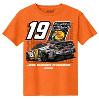 Youth Joe Gibbs Racing Team Collection Orange Chase Briscoe Bass Pro Shops Car T-Shirt